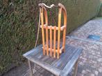 Houten vintage slee, Kinderen en Baby's, Ophalen, Gebruikt, Hout