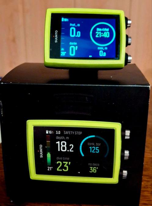 Ordinateur de plongée Suunto EON Core – Couleur Lime, Watersport en Boten, Duiken, Zo goed als nieuw, Duikcomputer, Ophalen of Verzenden