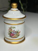 Antiek handgeschilderd Limoges potje met goud., Antiek en Kunst, Ophalen