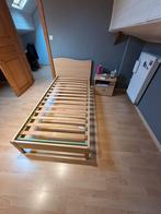 Cadre de lit et sommier a lattes pour une personne 90/200, Maison & Meubles, Chambre à coucher | Matelas & Sommiers, 90 cm, Une personne
