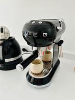 SMEG manueel espressomachine, Comme neuf, 1 tasse, Tuyau à Vapeur, Café moulu