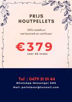 Pellets houtpellets witte 100 prct naaldhout met krmerk cert, Tuin en Terras, Brandhout, Ophalen of Verzenden