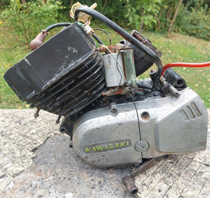 Kawasaki KE 125-motor (1976-1983), Motoren, Onderdelen | Kawasaki, Gebruikt, Ophalen of Verzenden