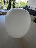 Vintage bolle hanglamp in opaalglas, Ophalen, Vintage, Minder dan 50 cm, Glas