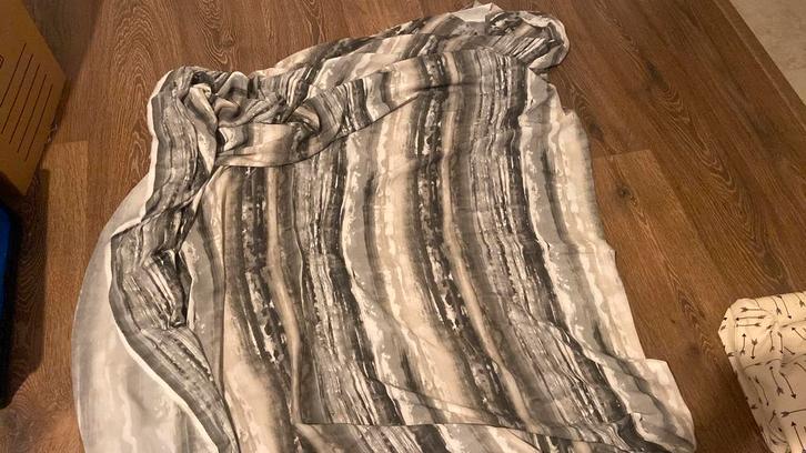 Gestreept stof 3m x 1m40, Hobby en Vrije tijd, Naaien en Fournituren, Zo goed als nieuw, Ophalen