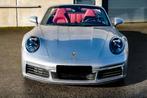 Porsche 911 Carrera 4 Cabriolet SportDesign Sport Chrono, Autos, Cuir, Argent ou Gris, Achat, Euro 6