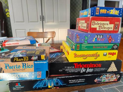 Verschillende spellen, Hobby en Vrije tijd, Gezelschapsspellen | Bordspellen, Zo goed als nieuw, Ophalen of Verzenden