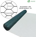 Kippengaas van pvc | 50 m | robuuste | Nieuw, Tuin en Terras, Verzenden, Nieuw, 20 meter of meer, Gaas