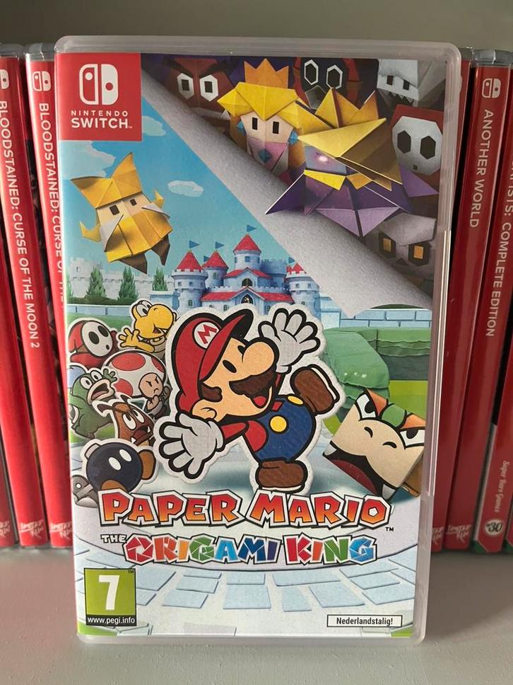 Paper Mario - The Origami King (Nintendo Switch), Games en Spelcomputers, Games | Nintendo Switch, Zo goed als nieuw, Ophalen of Verzenden