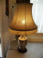 vintage  lampedair op porseleinen voet 60 h jaren 80, Antiek en Kunst, Antiek | Brons en Koper, Ophalen