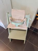 Stokke tripp trapp meegroeistoel + babyset + kussen, Kinderen en Baby's, Ophalen, Zo goed als nieuw