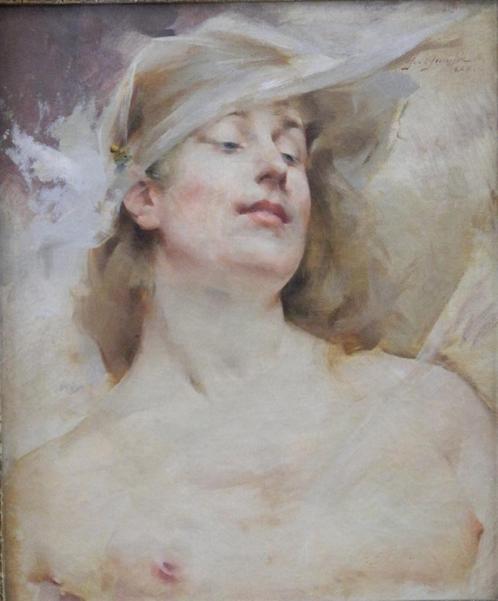schilderij Paul François QUINSAC (1858-1932), Antiquités & Art, Art | Peinture | Moderne, Enlèvement ou Envoi