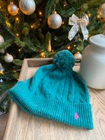 Ralph Lauren turquoise damesmuts met pompon, Kleding | Dames, Mutsen, Sjaals en Handschoenen, Maat 38/40 (M), Ophalen of Verzenden