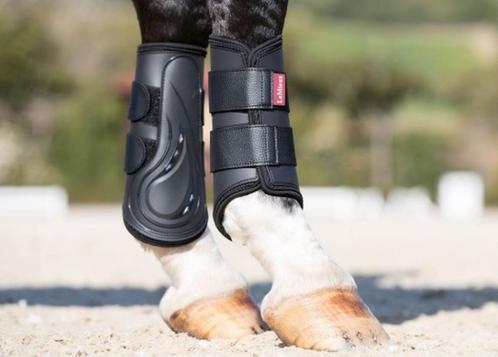 LeMieux Proshell Brushing Boots zwart M + L + XL, Animaux & Accessoires, Chevaux & Poneys | Guêtres en cloche, Neuf, Équitation