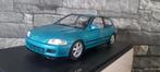 HONDA CIVIC EG6 GREEN 1/18ème, Hobby en Vrije tijd, Modelauto's | 1:18, Solido, Auto, Solido, Nieuw