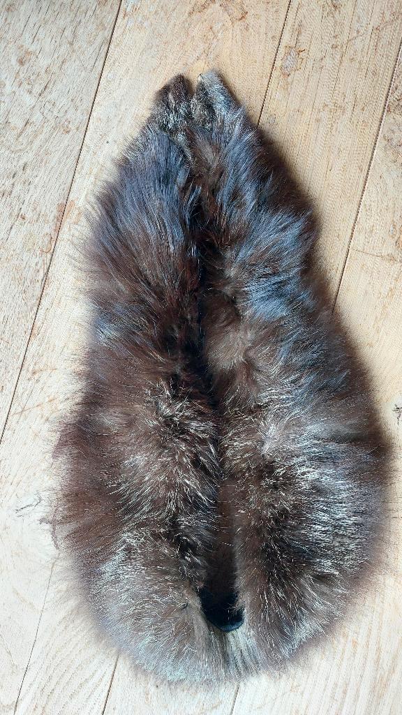 vintage bont kraag zilvervos, Kleding | Dames, Mutsen, Sjaals en Handschoenen, Gedragen, Sjaal, Maat 42/44 (L), Ophalen