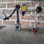2 Magnetische klokmeters, Doe-het-zelf en Bouw, Meetapparatuur, Gebruikt, Afstand, Ophalen