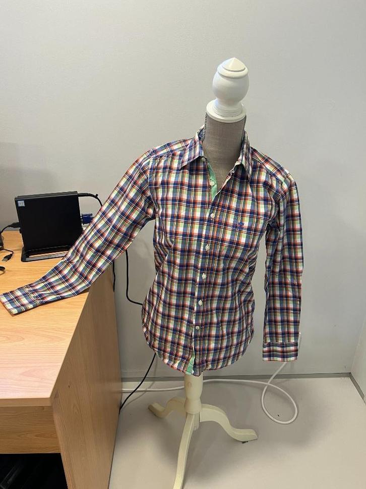 river woods 14 jaar, Kinderen en Baby's, Kinderkleding | Maat 164, Zo goed als nieuw, Jongen, Overhemd of Blouse, Ophalen of Verzenden