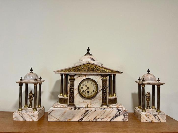 Klok en schouwgarnituren, Antiek en Kunst, Antiek | Klokken, Ophalen