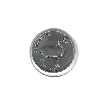 Congo, Democr. Republ., 25 Centimes 2002, Ram., Enlèvement ou Envoi, Autres pays, Monnaie en vrac