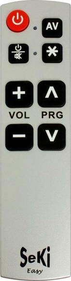 Télécommande SEKI Easy pour personnes âgées/malvoyantes, TV, Hi-fi & Vidéo, Télécommandes, Enlèvement ou Envoi, TV