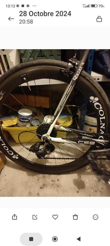 Colnago c59, Autres marques, 10 à 15 vitesses, 57 à 61 cm, Comme neuf
