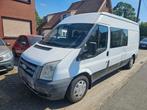FORD TRANSIT/2007/DIESEL/DUBBEL CABINE/6ZIT, Wit, Leder, Bedrijf, Overige carrosserie