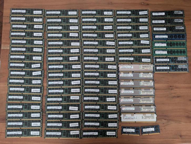Grote partij DDR3 ECC 8GB modules, Computers en Software, RAM geheugen, DDR3, Ophalen of Verzenden