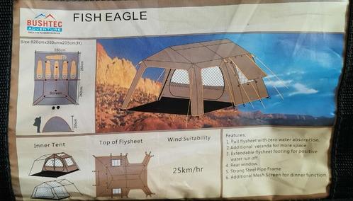 ️ Bushtec Adventure FISH EAGLE Tent – Showroommodel, Caravans en Kamperen, Tenten, tot en met 5, Zo goed als nieuw, Ophalen