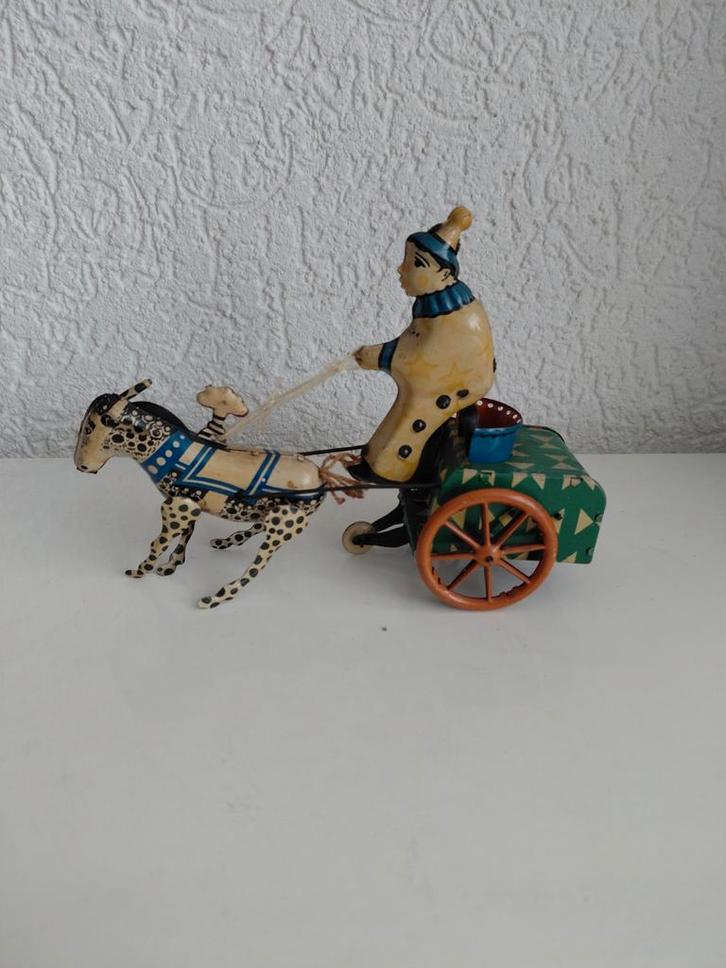 Oude blikken clown, Verzamelen, Blikken, Ophalen of Verzenden