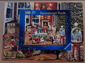 Kerstpuzzel, Enlèvement ou Envoi, 500 à 1500 pièces, Comme neuf, Puzzle