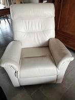 Leren salon met relax, Huis en Inrichting, Ophalen, Zo goed als nieuw, Rechte bank, Leer