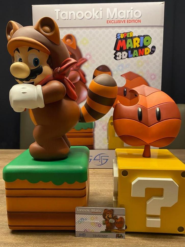 F4F - Tanooki Mario Exclusive, Collections, Statues & Figurines, Comme neuf, Autres types, Enlèvement ou Envoi