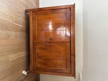 Commode ancienne en bois de cerisier, Maison & Meubles, Armoires | Commodes, 100 à 150 cm, Enlèvement, Utilisé, 50 à 75 cm