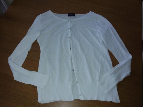 Melvin wit jasje - maat 42, Kleding | Dames, Jasjes, Kostuums en Pakken, Zo goed als nieuw, Jasje, Maat 42/44 (L), Wit, Ophalen of Verzenden