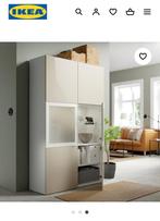 IKEA Selsviken kastfronten beige hoogglans, Avec porte(s), Comme neuf, Modern, 50 à 100 cm