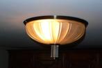 Plafondlamp retro stijl, Huis en Inrichting, Lampen | Plafondlampen, Glas, Retro Art Deco, Gebruikt, Ophalen of Verzenden