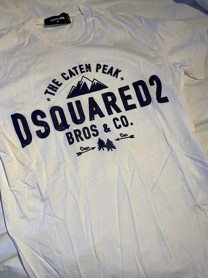 Dsquared2, Kleding | Heren, T-shirts, Zo goed als nieuw, Maat 48/50 (M), Blauw, Ophalen of Verzenden