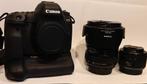 Pack canon 6D Mark 2 et objectifs, Audio, Tv en Foto, Fotocamera's Digitaal, Ophalen, Zo goed als nieuw, Canon