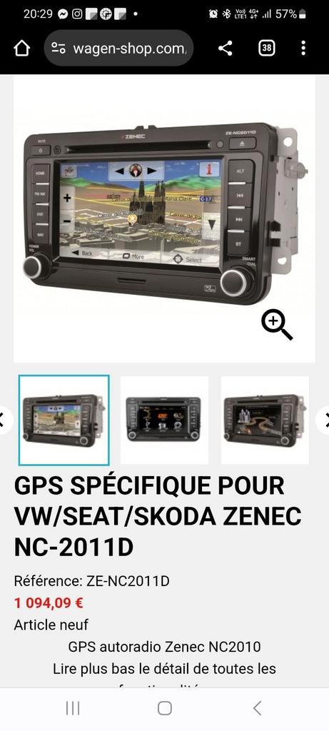 Zenek speciale vag autoradio, Auto diversen, Autonavigatie, Zo goed als nieuw, Ophalen of Verzenden