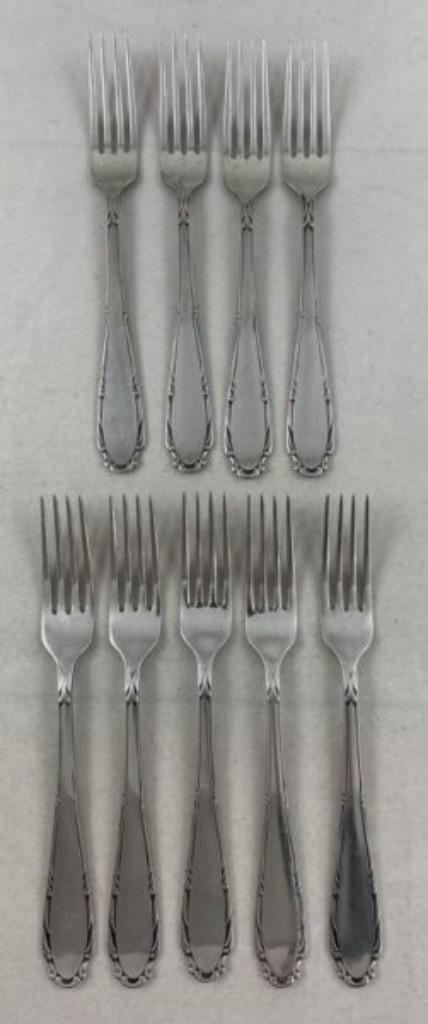 Gero Zilmeta 517 Diana 9 stuks dinervork vork 20,7 cm bestek, Huis en Inrichting, Keuken | Bestek, Gebruikt, Ophalen of Verzenden