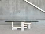 Travertine coffeetable door Willy Ballez, Antiek en Kunst, Ophalen
