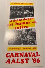 Aalst Carnaval - programmaboekje 1986, Ophalen, Zo goed als nieuw