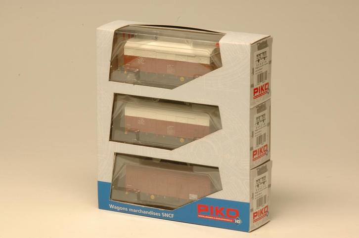 PIKO H0 96621 Goederenwagenset, Hobby en Vrije tijd, Modeltreinen | H0, Zo goed als nieuw, Wagon, Gelijkstroom of Wisselstroom