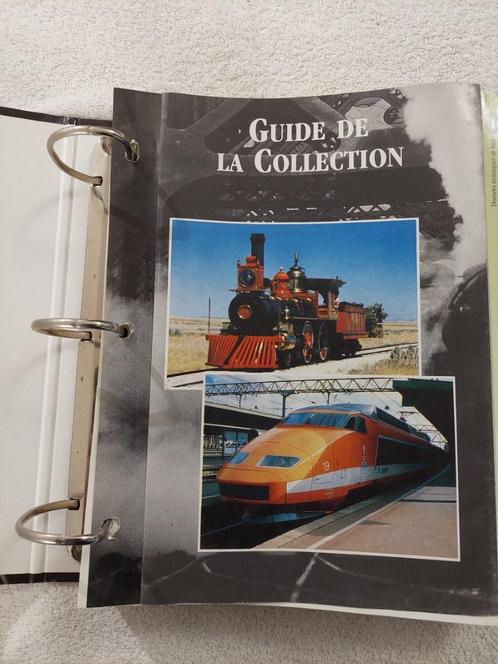 classeur encyclopedie générale des TRAINS +/- 100 fiches, Livres, Encyclopédies, Utilisé, Enlèvement ou Envoi