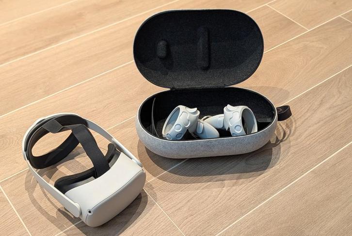 Oculust Quest 2 256GB + extra accesoires, Games en Spelcomputers, Virtual Reality, Zo goed als nieuw, Overige platformen, VR-bril