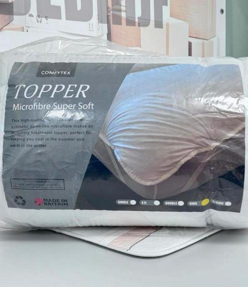 Comfytex Matrastopper matras-topper Super Soft Kingsize, Huis en Inrichting, Slaapkamer | Matrassen en Bedbodems, Nieuw, 180 cm