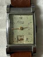 LANCO vintage Swiss Watch 1940, Handtassen en Accessoires, Horloges | Heren, Ophalen, Gebruikt, Staal, Polshorloge