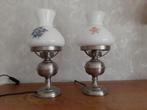 Set van 2 vintage tinnen nachtlampjes of tafellampjes, Enlèvement