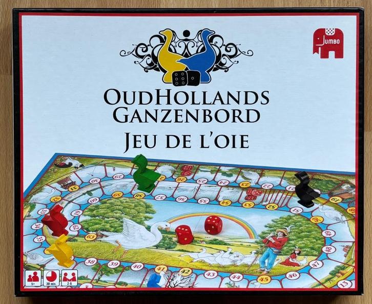 Sinterklaas tip - Ganzenbord gezelschapsspel - nieuwstaat, Kinderen en Baby's, Speelgoed | Educatief en Creatief, Zo goed als nieuw